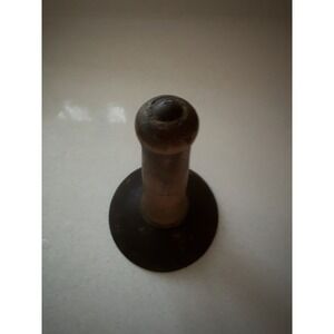 HOG PIG SCRAPER BARN BUTCHER METAL 6" WOOD HANDLE ANTIQUE PATINA FARMHOUSE EUC